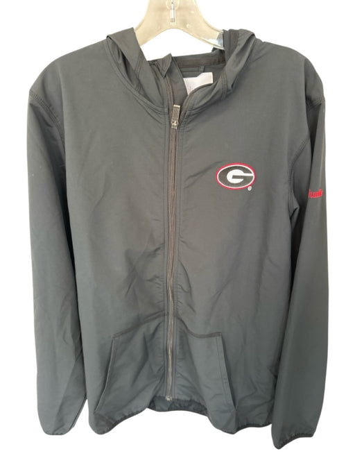 Columbia Size S Black & Red Nylon UGA Hood Athletic Men's Jacket Black & Red / S