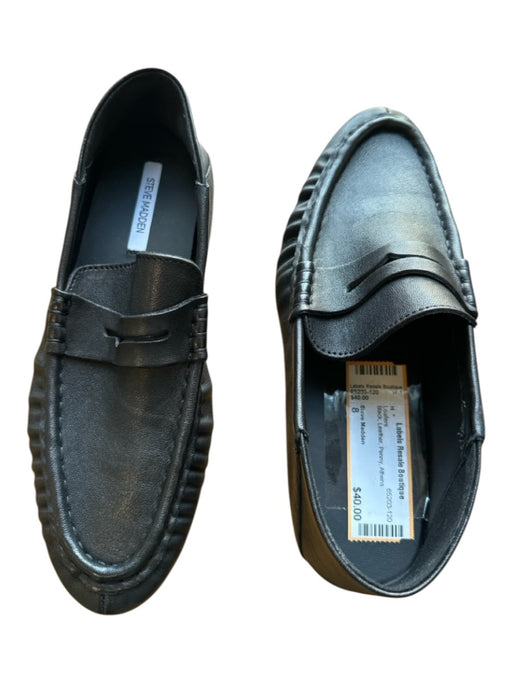 Steve Madden Shoe Size 8 Black Leather Penny Loafers Black / 8