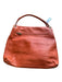 Christopher Kon Orange Leather Shoulder Strap Toggle Front Flap Bag Orange / L