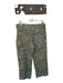 Cali 1850 Size 7 Green & White Cotton High Waist Camo Wide Leg Jeans Green & White / 7