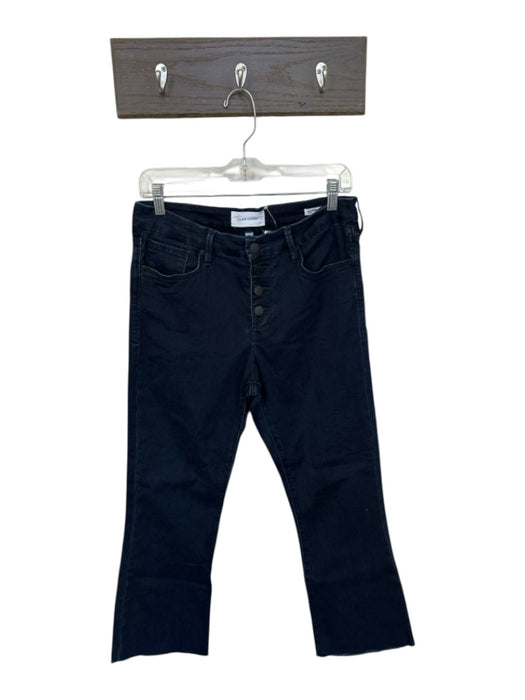 Dear John Size 29 Dark Wash Cotton Blend High Waist Button Fly Bootcut Jeans Dark Wash / 29