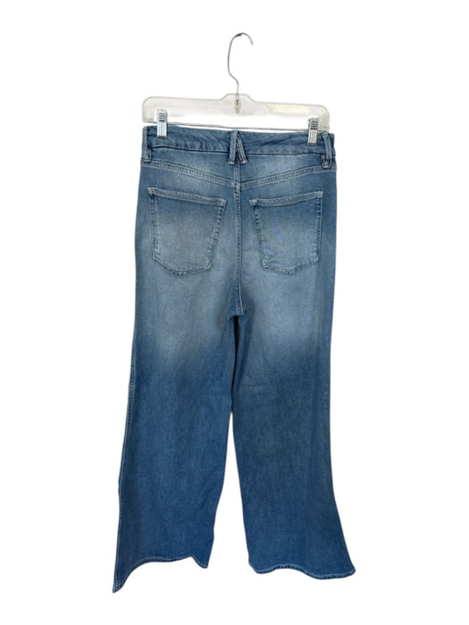 Good American Size 28 Light Wash Cotton Blend High Waist Distressed Jeans Light Wash / 28
