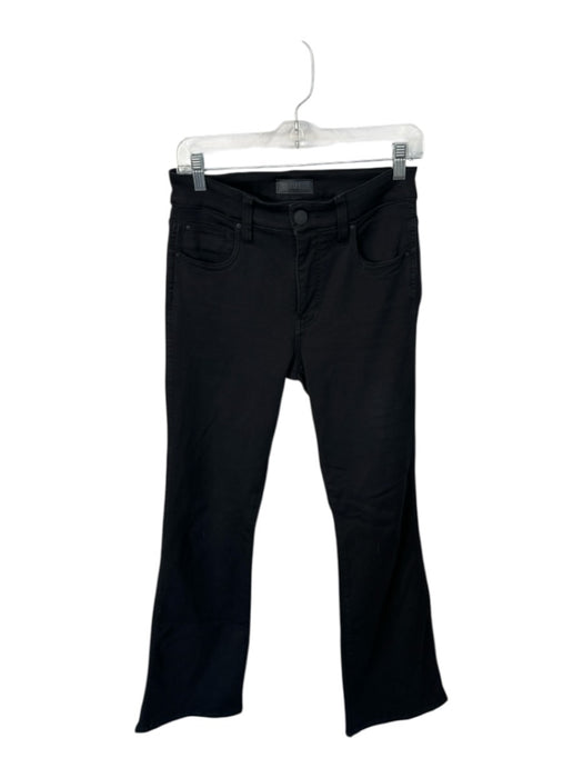 Kut From The Kloth Size 4 Black Rayon Blend High Waist Flare Bootcut Jeans Black / 4