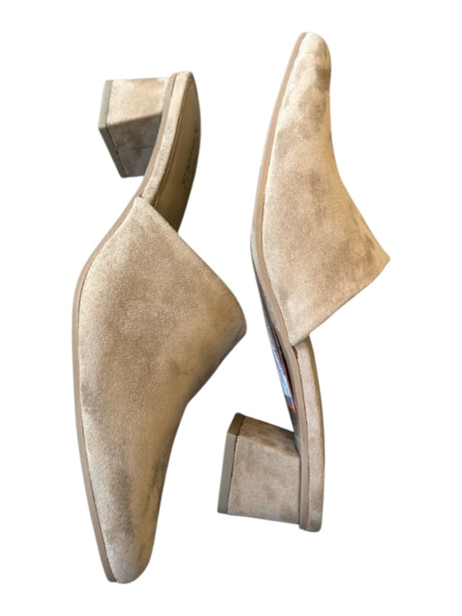 Splendid Shoe Size 8 Gray Suede Block Heel Pointed Toe Mules Gray / 8