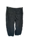 TNA Size M Black Cotton Elastic Waist Cargo Pockets Pants Black / M