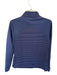 Peter Millar Size L Navy Nylon Blend Long Sleeve Puffer Full Zip Athletic Jacket Navy / L