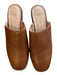 Madewell Shoe Size 7.5 Congnac Brown Leather Heel Mules Congnac Brown / 7.5