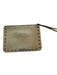 Rebecca Minkoff Gold & Black Leather Iridescent Studded Zip Close Clutch Bag Gold & Black / S