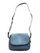 J. Crew Gray & Brass Leather Pebbled Front Flap Crossbody Bag Gray & Brass / S