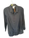 Finley Size M Black Cotton & Polyamide Long Sleeve Button Down Collar Dress Black / M