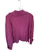 Free People Size XS Purple Cotton Blend Collar Half Button Knit Sweater Purple / XS