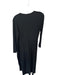 Normakamali Size M Black Polyester Blend Long Wide Sleeve Back Zip Jumper Black / M