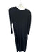 Normakamali Size M Black Polyester Blend Long Wide Sleeve Back Zip Jumper Black / M