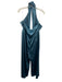 Elliatt Size L Slate Blue Polyester Sleeveless Halter Shine Split neck Jumper Slate Blue / L