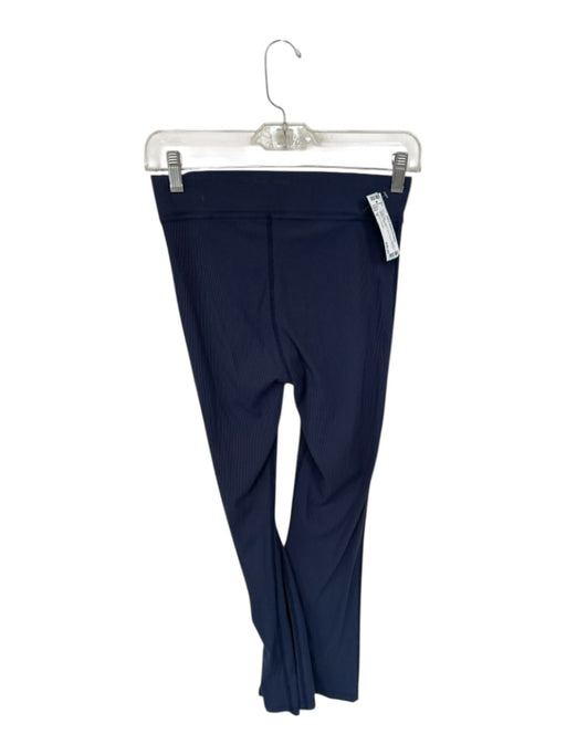 Outdoor Voices Size S Navy Nylon Blend Waist Band Ribbed Athletic Leggings Navy / S