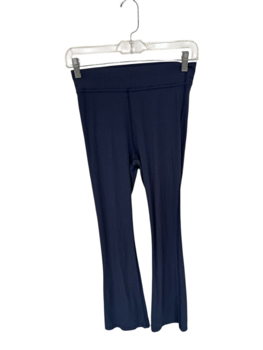 Outdoor Voices Size S Navy Nylon Blend Waist Band Ribbed Athletic Leggings Navy / S