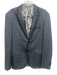 Etro Gray Wool Plaid 2 Button Men's Blazer Gray / 52
