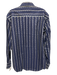 Robert Graham Size M Navy & White Cotton All Over Print Men's Long Sleeve Shirt Navy & White / M