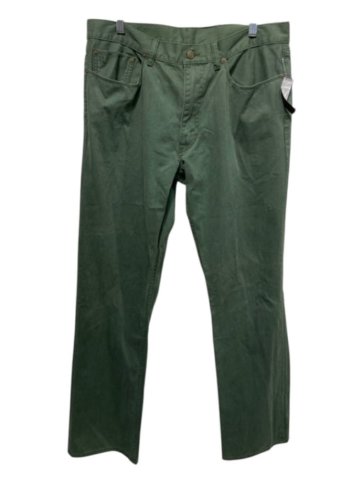 Polo Size 36 Olive Cotton Blend Solid Khakis Men's Pants 36