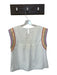 Joy Joy Size L White & Multi Cotton Cap Sleeve Embroidered Detail Elephant Top White & Multi / L