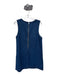 Rolla's Size L Dark Wash Cotton Blend Sleeveless shift Denim Back Zip Dress Dark Wash / L