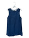 Rolla's Size L Dark Wash Cotton Blend Sleeveless shift Denim Back Zip Dress Dark Wash / L
