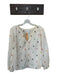 Velvet Size S Cream & Multi Cotton Long Sleeve Embroidered Western Top Cream & Multi / S