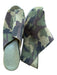 Chocolat Blu Shoe Size 8 Green & Brown Leather Platform Camo Open Toe Mules Green & Brown / 8