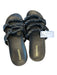 Kaanas Shoe Size 8 Black Leather Braided Sandals Black / 8