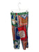 Joie Size S Orange & Green Polyester Blend Drawstring Fish Seashells Pants Orange & Green / S