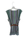 Cartolina Size M Green & Purple Polyester Blend Sleeveless Kaleidoscope Dress Green & Purple / M