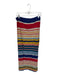 Daily Practice Size XL Navy & Orange Cotton Strapless Striped Maxi Dress Navy & Orange / XL
