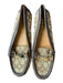 Coach Shoe Size 8B Brown & Tan Canvas & Leather Logo Horsebit Loafers Brown & Tan / 8B