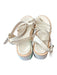Cecelia New York Shoe Size 9 Cream & Tan Leather Wicker Platform Sandals Cream & Tan / 9