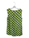 Elizabeth James the Label Size M Green & White Cotton Sleeveless Checkered Dress Green & White / M