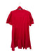 S'edge Size L Red Cotton Short Balloon Sleeve Buttons Drop Waist Belt Inc Dress Red / L