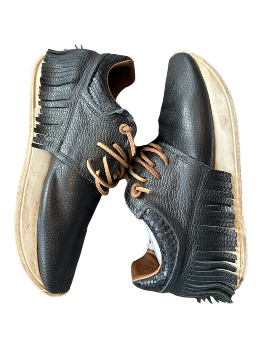 Esse Ut Esse Shoe Size 38 Black Leather Fringe Shoes Black / 38
