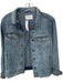 The Cove Size L Denim Cotton Light Wash Button Up Pockets Jacket Denim / L