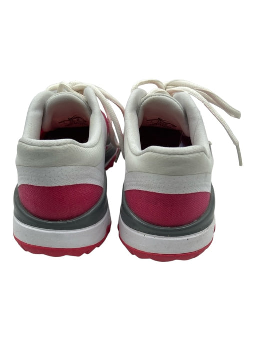 Nike Shoe Size 7 White & Hot Pink Synthetic Upper Color Block Low Top Sneakers White & Hot Pink / 7