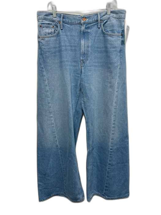 SNACKS! Mother Size 32 Light Wash Cotton High Rise Wide Leg Zip Fly Jeans Light Wash / 32