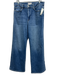 Frame Size 31 Medium Wash Cotton High Rise Straight Zip Fly Jeans Medium Wash / 31