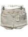 Frame Size 28 White Cotton Denim Zip Fly Cuffed Pockets Raw Hem Shorts White / 28