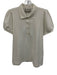 Tuckernuck Size M White Cotton Quarter Button Collared short sleeve Top White / M