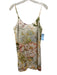 Wrap Up by VP Size S White, Green, Pink Polyester Floral Abstract Dress White, Green, Pink / S