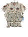 Show Me Your Mumu Size L White, Pink, Blue Cotton Ruffle Detail Short Set White, Pink, Blue / L