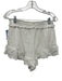 Show Me Your Mumu Size M White Cotton Eyelet Detail Ruffle Detail Shorts White / M
