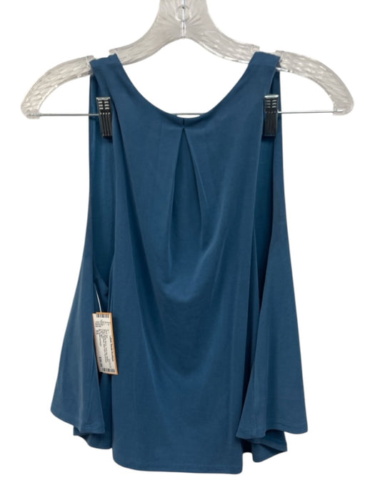 By Anthropologie Size XS Blue Modal Blend Tank top Button Detail Skirt Set Blue / XS