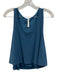 By Anthropologie Size XS Blue Modal Blend Tank top Button Detail Skirt Set Blue / XS