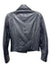 Lamarque Size S Black & Multi Leather Pins Moto Silver hardware Jacket Black & Multi / S