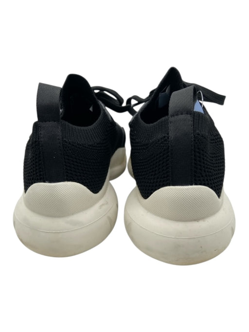 Stuart Weitzman Shoe Size 7 Black & White Mesh Suede Toe Low Top Sneakers Black & White / 7